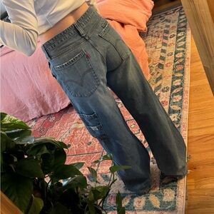 Levi's Denim Carpenter Jeans, 30x30 but fits like 27/28 Waist